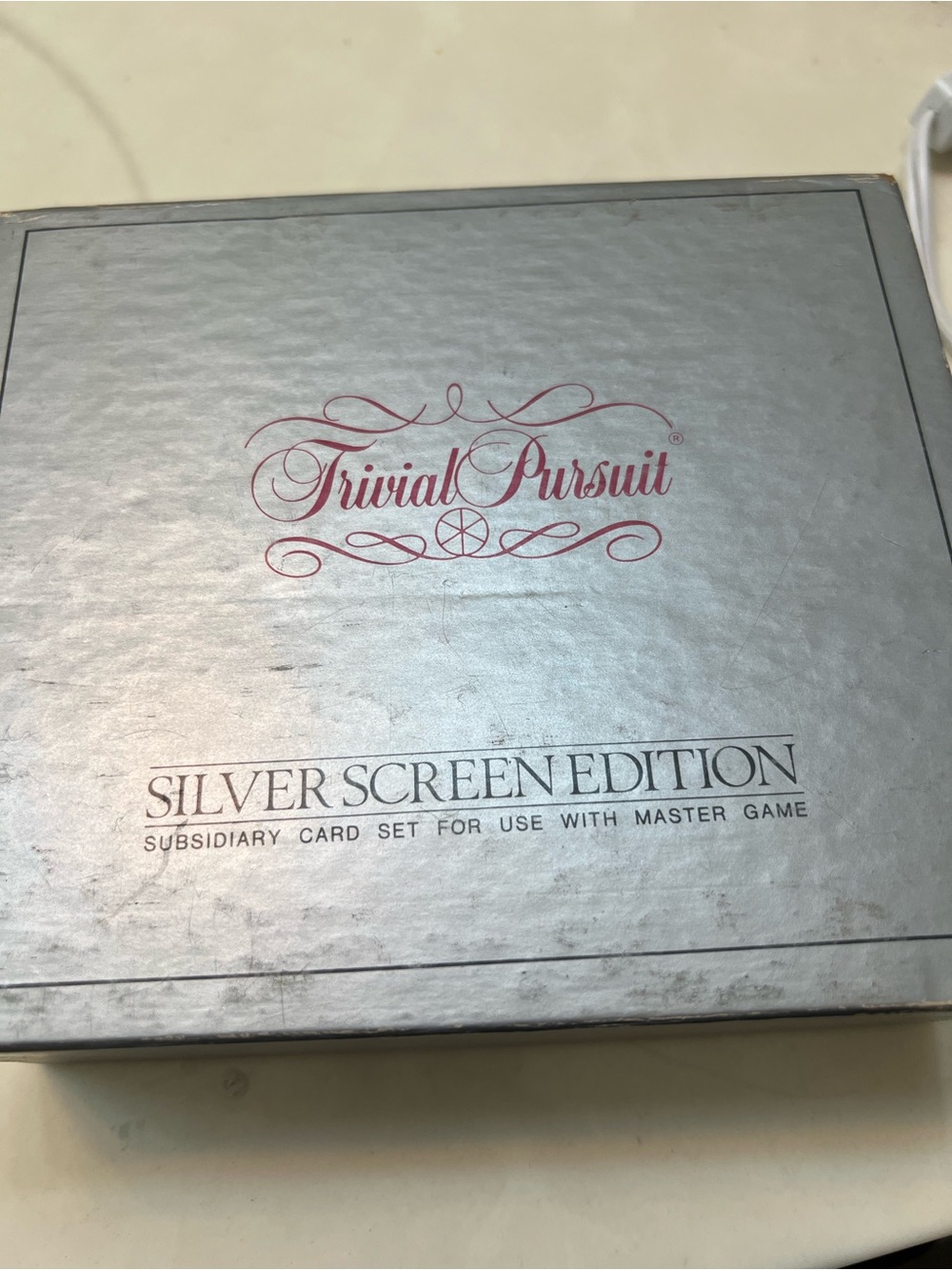 Trivial Pursuit Silver Screen Edition Card Set - Silver